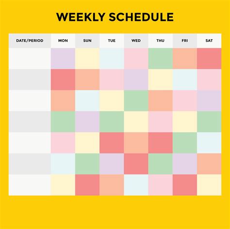 Weekly Workout Schedule - 10 Free PDF Printables | Printablee