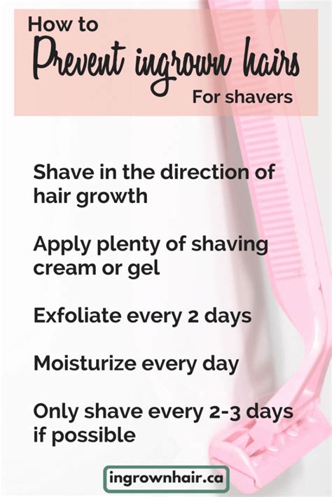 Prevent ingrown hairs with a few easy tips- ingrownhair.ca