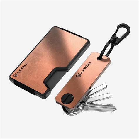 Wallet with Key Organizer - Copper - Axwell Wallet