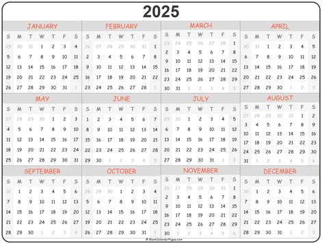 2025 Accounting Calendar | Plan Your Year Easily!