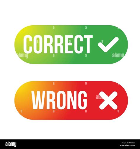 Correct and cross icon hi-res stock photography and images - Alamy