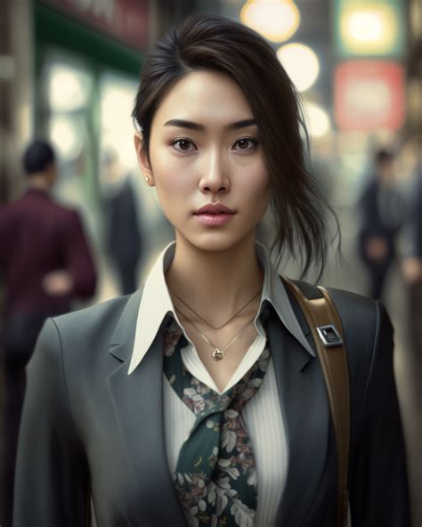 Creating a realistic portrait of a Japanese woman in MidJourney ...