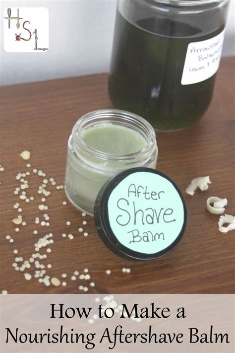 How to Make A Nourishing Aftershave Balm | After shave balm, The balm ...