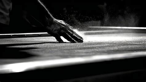 Weightlifter S Hands Chalked for Lift Symbolizing Preparation and Focus ...