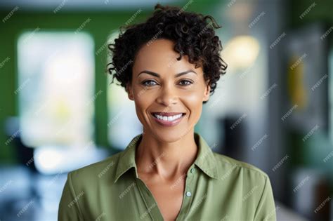 Premium AI Image | Confident Professional Woman in Modern Office