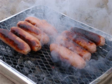 Free Stock photo of Sausages grilling on a BBQ | Photoeverywhere