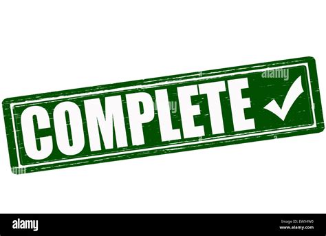 Stamp with word complete inside hi-res stock photography and images - Alamy
