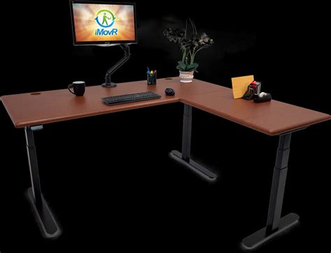 Download Modern Adjustable Standing Desk Setup | Wallpapers.com