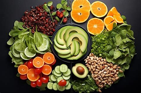 Premium Photo | Healthy Plate Balanced Macros