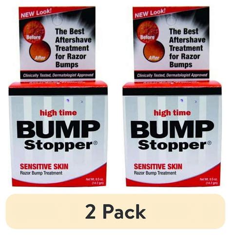(2 pack) High Time Bump Stopper Sensitive Skin Razor Bump Treatment, 0.5 oz - Walmart.com