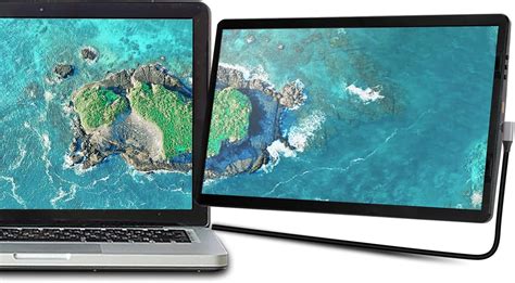 Portable Monitor for Laptop, 14.1” Full HD IPS Display, Dual Monitor ...