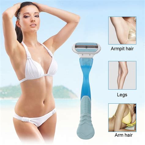 3 Layer Blades Women Razor Clean Safety Straight M... – Grandado