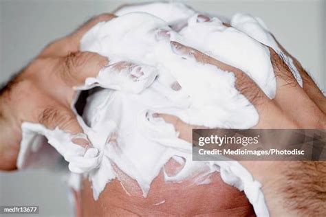 Person Applying Shaving Cream On His Head High-Res Stock Photo - Getty Images