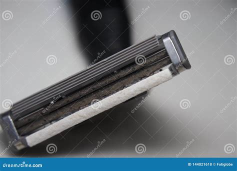 Razor blade stock photo. Image of equipment, macro, closeup - 144021618