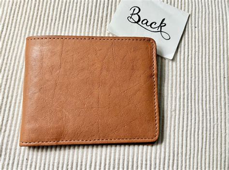 Vintage bi FOLD LEATHER Wallet Rich Sierra Brown - Etsy