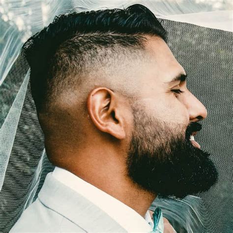 Faded Beard: 10 Best Tapered Styles &amp; Fading a Beard at Home