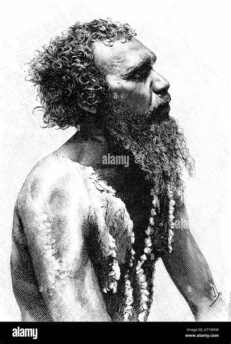 Aborigine man Black and White Stock Photos &amp; Images - Alamy
