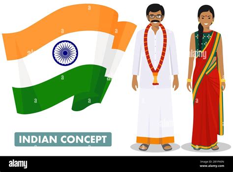 Hindu man standing character Cut Out Stock Images & Pictures - Alamy
