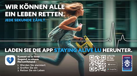 Nouvelle application Staying Alive