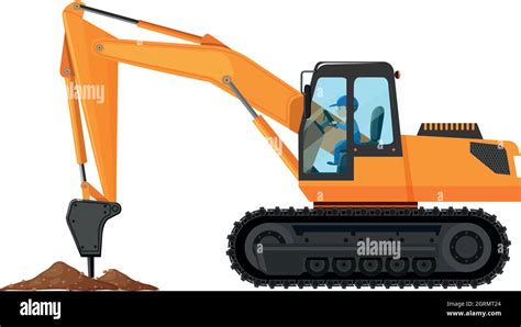 Man is drilling Stock Vector Images - Alamy