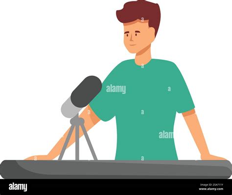 Male presenter in radio hi-res stock photography and images - Alamy
