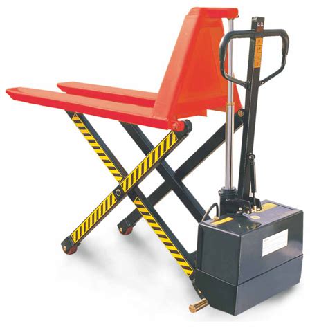3300 Lb Capacity Noblelift Semi-Electric High Lift/Scissor Lift Pallet ...
