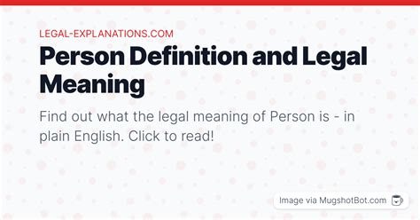 Person Definition - What Does Person Mean?