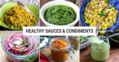 Healthy Sauces &amp; Condiments - Cooked &amp; Loved