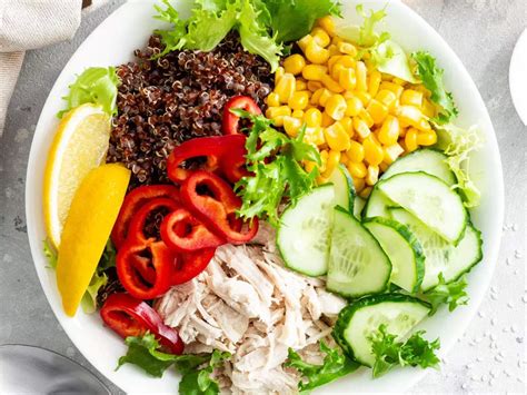 Plate Of Healthy Food
