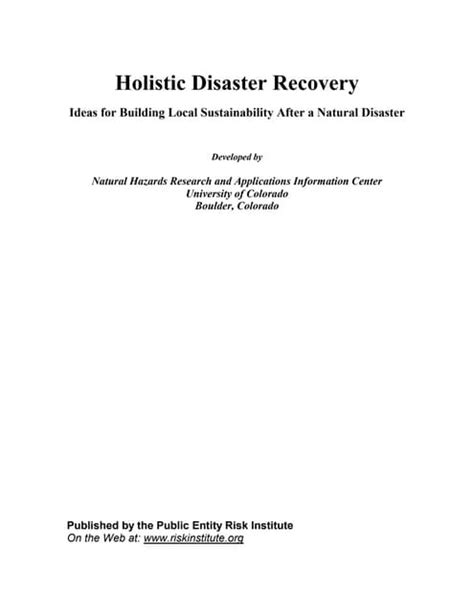 Holistic recovery guide | PDF