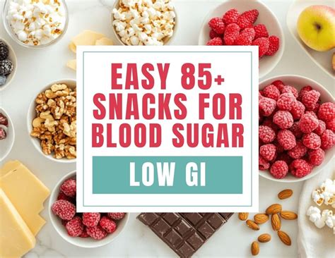 Snack ideas for stable blood sugar?