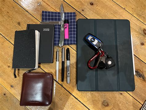 My (22/M) EDC basics, including my phone with occasionally added AirPods and backpack, depending ...
