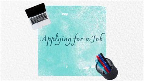 Applying for a Job | Genially