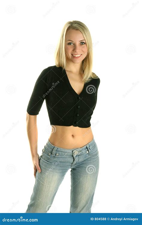 Slim girl stock photo. Image of thin, pretty, slender, bare - 804588