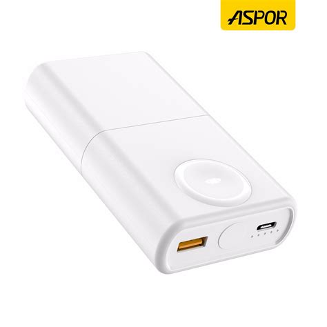 Mini Size Power Bank One-Handed Easy Grip Wireless Charging + Fast ...