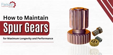 How to Maintaining Spur Gears for Longevity and Performance