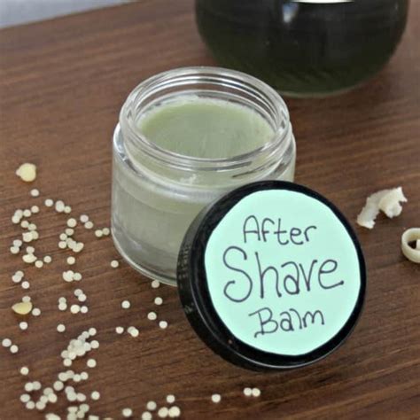 How to Make A Nourishing Aftershave Balm - Homespun Seasonal Living