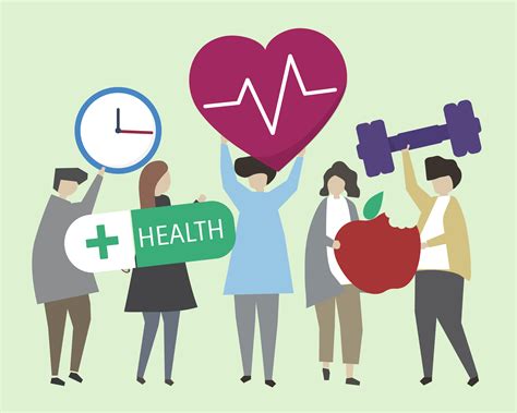 People with healthy lifestyles illustration - Download Free Vectors ...