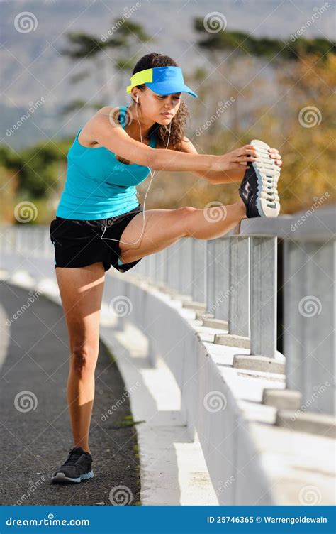 Athlete stretching stock image. Image of portrait, people - 25746365