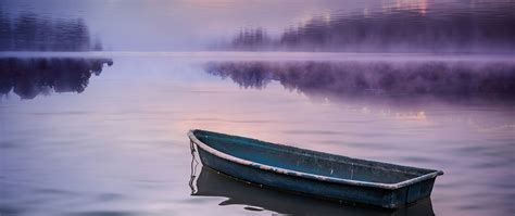 2560x1080 Boat In Nature Silence 4k Wallpaper,2560x1080 Resolution HD ...