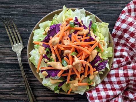 Japanese Steakhouse House Salad - Plant Fueled Life