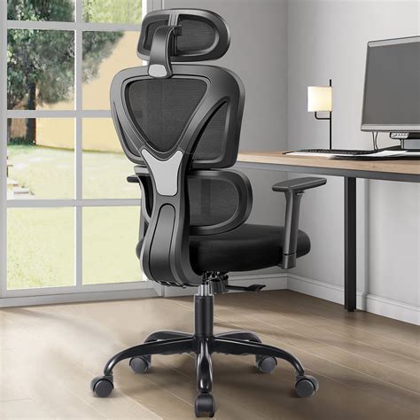 Coolhut Ergonomic Office Chair, High Back Adjustable Computer Desk ...