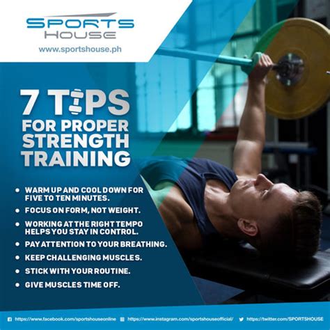 7 Tips for Proper Strength Training – sportshouse.ph