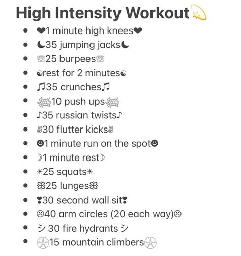 HIT workout💫💫 | Teen workout plan, Workout routines for beginners, All ...