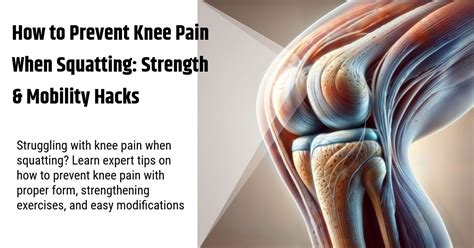 How to prevent knee pain during squats?