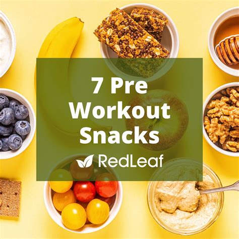 7 Pre Workout Snacks for Energy at the Gym - Red Leaf Nutrition