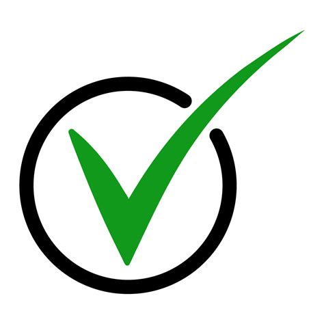 Icon ok checkmark, green tick, sign check mark box correct 20717987 ...