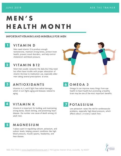 Men's Health: Important Vitamins and Minerals for Men | Men health tips ...