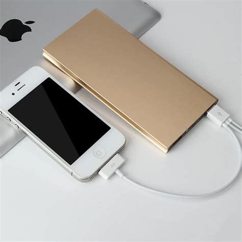 Power Bank 20000mah Portable Dual USB Universal External Battery case ...
