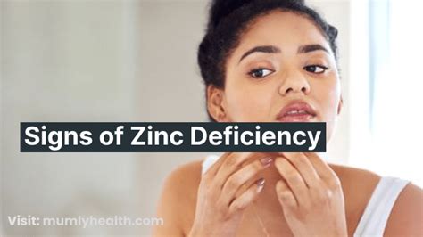 Zinc Zinc Deficiency Symptoms